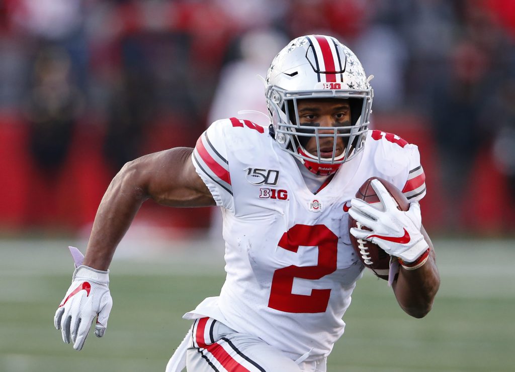 Early Week 13 college football odds - Ohio St RB JK Dobbins